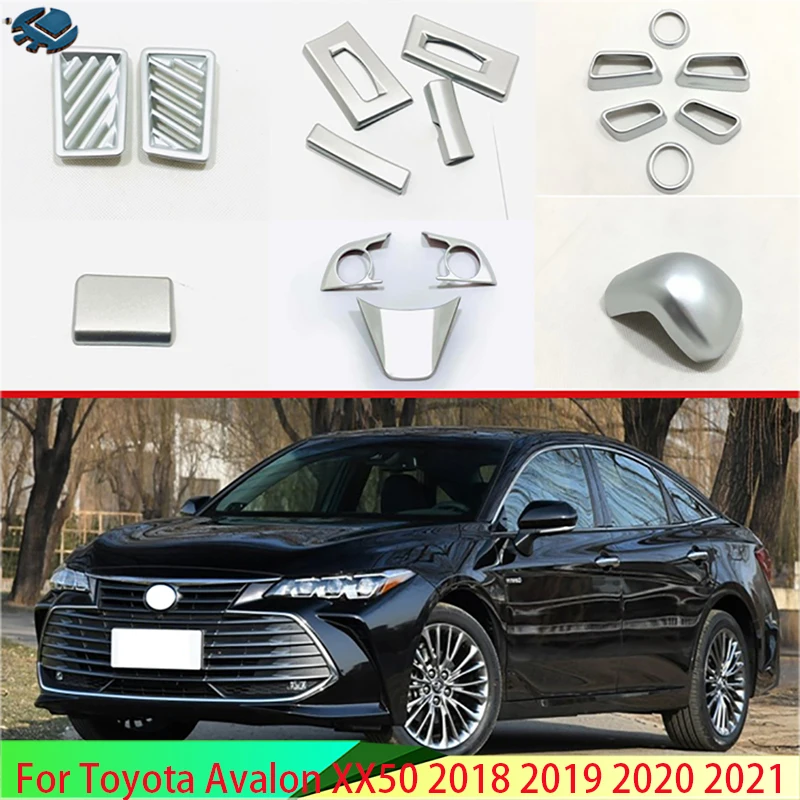 

Для Toyota Avalon XX50 2018 2019 ABS хромированные автомобильные аксессуары внутри для внутренней отделки полный набор 17 шт