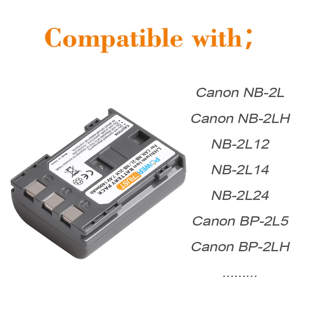 2 1400mAh NB-2L NB-2LH NB2LH bateria + ładowarka USB z LED dla Canon PowerShot G7 G9 S30 S40 S45 S50 S60 S70 S80 DC410