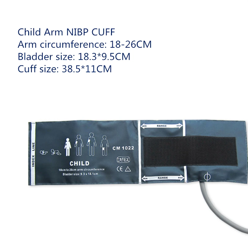 Medical Adult Blood Pressure Cuff Sleeve Neonatal Infant Child Cuff Belt  for Sphygmomanometers NIBP Monitor Cuff Single Tube