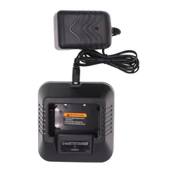 Original Charger for BAOFENG UV-5R DM-5R UV-5RA UV-5RB Series Two Way Radios Power Adaptor and Desktop for Battery