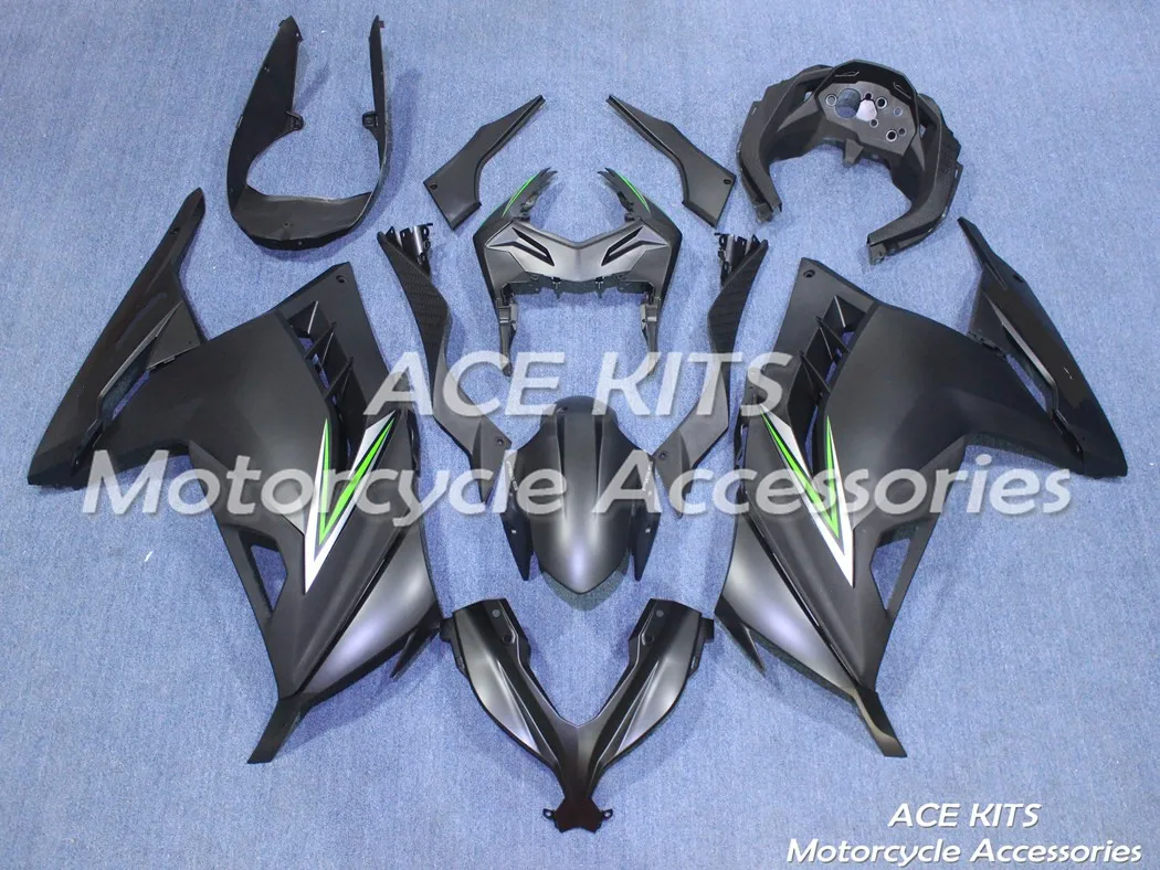 New ABS Motorcycle Fairings For Kawasaki Ninja300 EX300 2013-2017 13 14 15 16 17 Bodywork Red Black White Injection No.0005