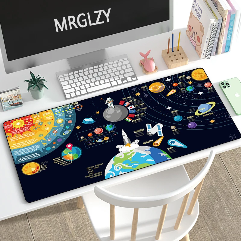 

Personality Planet Space Starry Sky Art Mouse Pad Multi-size Mouse Gamer XXL Large Keyboard MouseMat 40*90CM Mousepad for Laptop