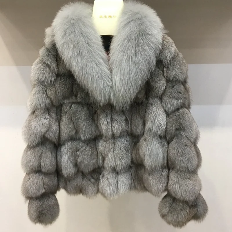 Winter Jacket Women Clothing Real Fox Fur Short Fashion Natural Fur Coats And Jackets Women 2024 Thick Warm Outerwear