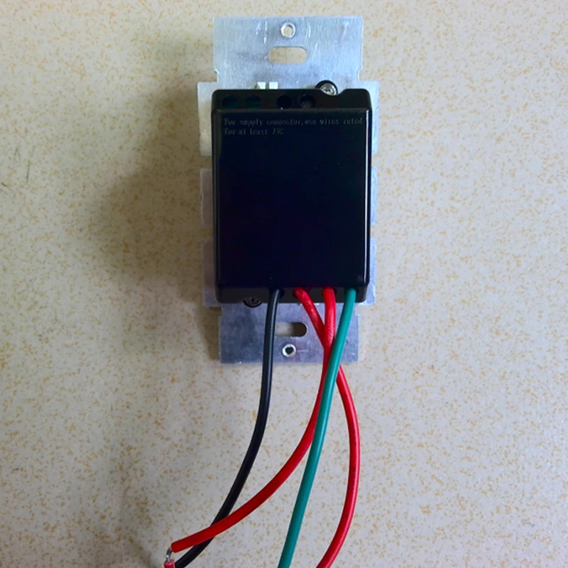 Slide Dimmer on/off Switch,600W Silicon controlled rectifier Dimmer Switch for Bulbs Incandescent, Halogen, LED and CFL