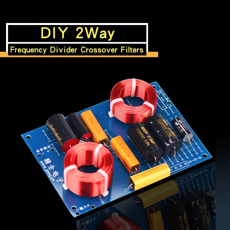 HIFIDIY LIVE HOME AUDIO Hi-Fi Speakers audio Frequency Divider Crossover Filters  2 Way 2 speaker Unit（ tweeter + bass）DIY-TL88