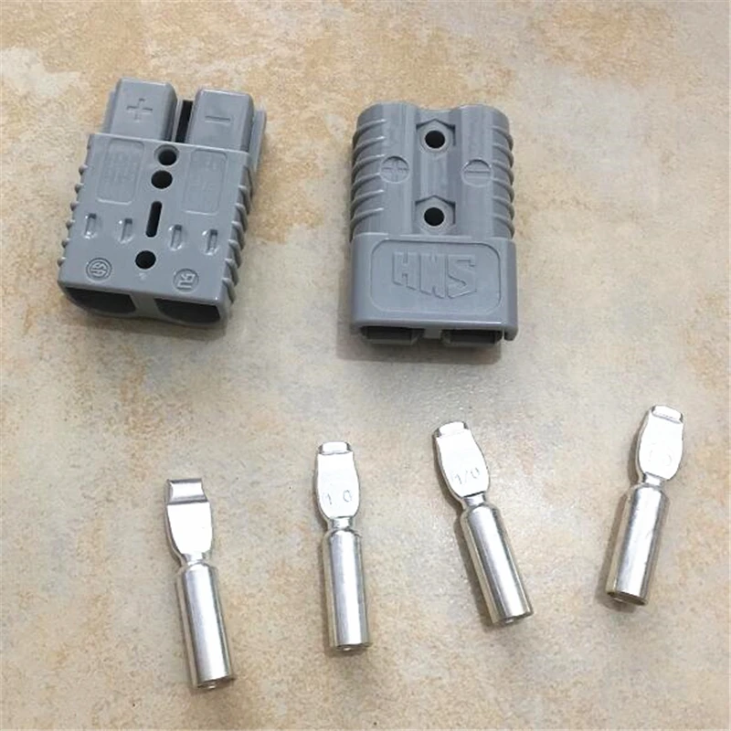 

5Pcs FORKLIFT STACKER POWER CONNECTOR PLUG BATTERY CONNECTOR WITH 1/0 CONTACT SB175A SB175 600V