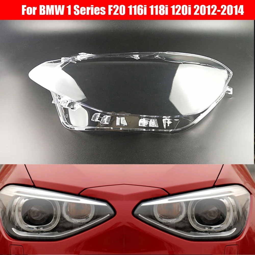 

Car Headlamp Lens For BMW 1 Series F20 116i 118i 120i 2012 2013 2014 Car Headlight Headlamp Lens Auto Shell Cover