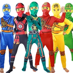 Costume Ninjago pour garçons, déguisement de fête pour enfants, Costume de carnaval d'halloween, combinaison de super héros Cosplay Ninja