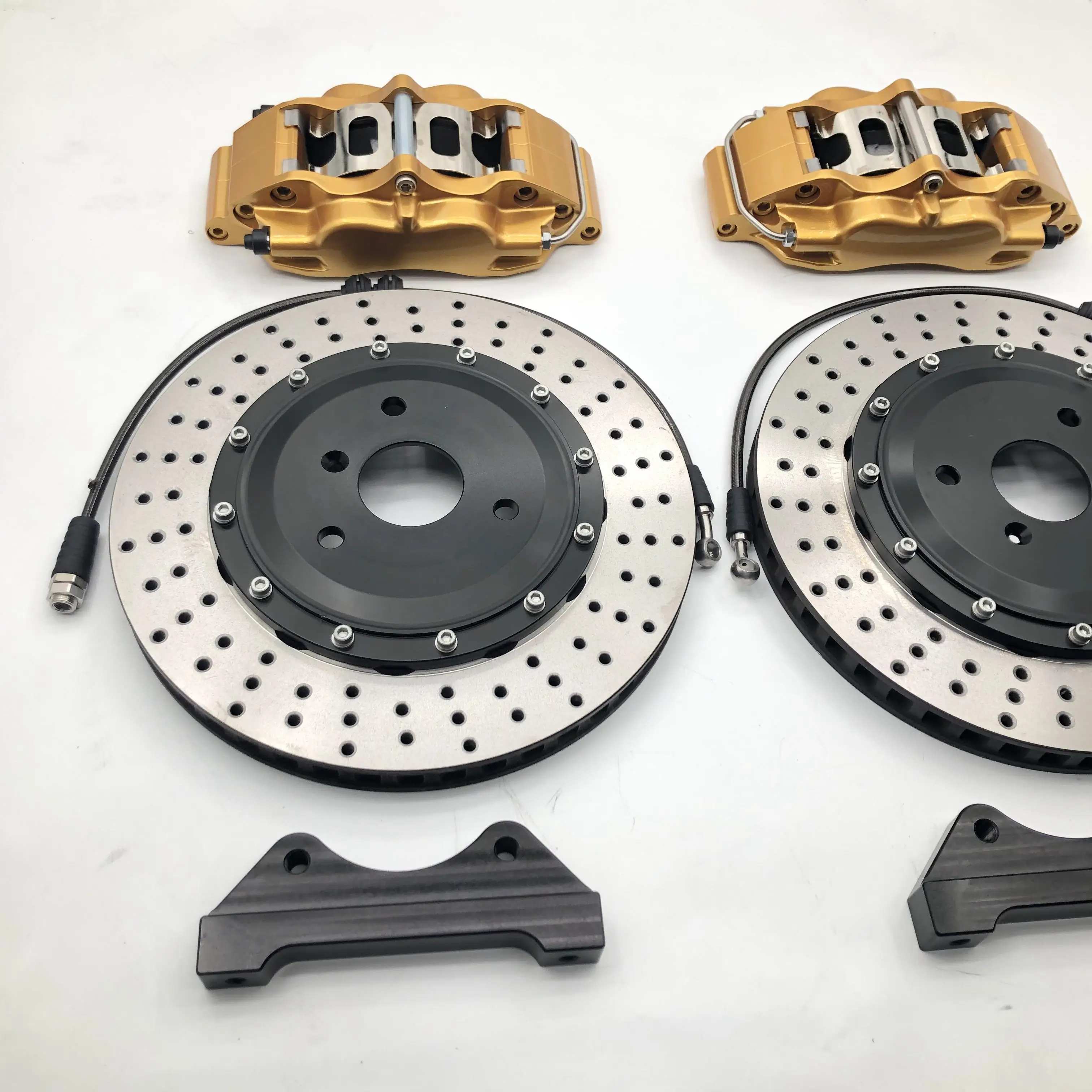 

Jekit racing full set 5200 brake kit 4 pots caliper with 330x28mm rotor for E36 front rim17/18