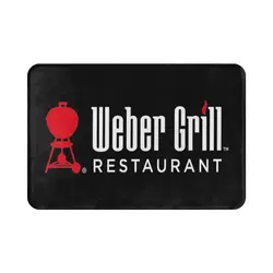 Weber-Bbq Grill 8 Bath Mat Carpet, Entrance Door Mat, Floor Gamer Room Carpets, Room Bath Mats Set