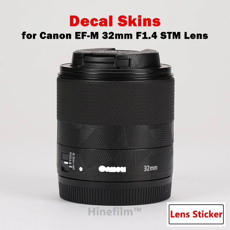 32 1.4 / emf32 1.4 Lens Skin Protective Film for Canon EF-M 32mm f/1.4 STM Lens Premium Decal Skin Cover Case