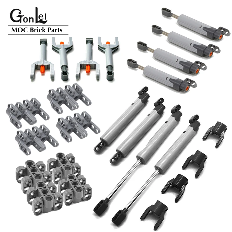 24Pcs/Lot Technical 15L Linear Actuator Long 61927 MOC Building Blocks Bricks 61904 61905 92693 Parts DIY Spare Bulk Parts Toys