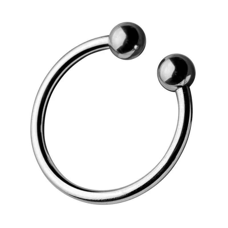 Metal Cock Ring Penis Erection Stainless Steel Penis Ring Glans Stimulating Cockrings Delay Ejaculating Sex Toys for Men 6 Sizes