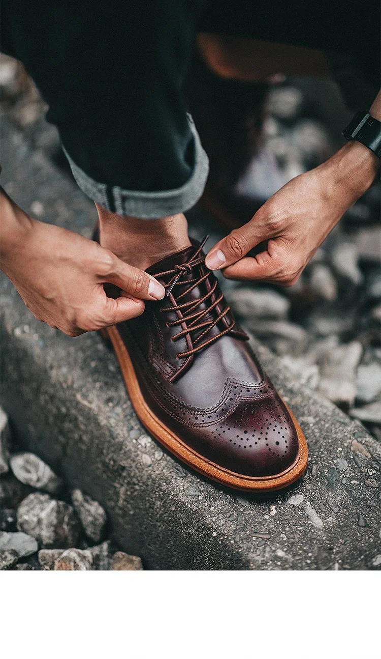 Shoes for Men Boots Genuine Leather Party Dress Shoes Custom Designer Men Shoes