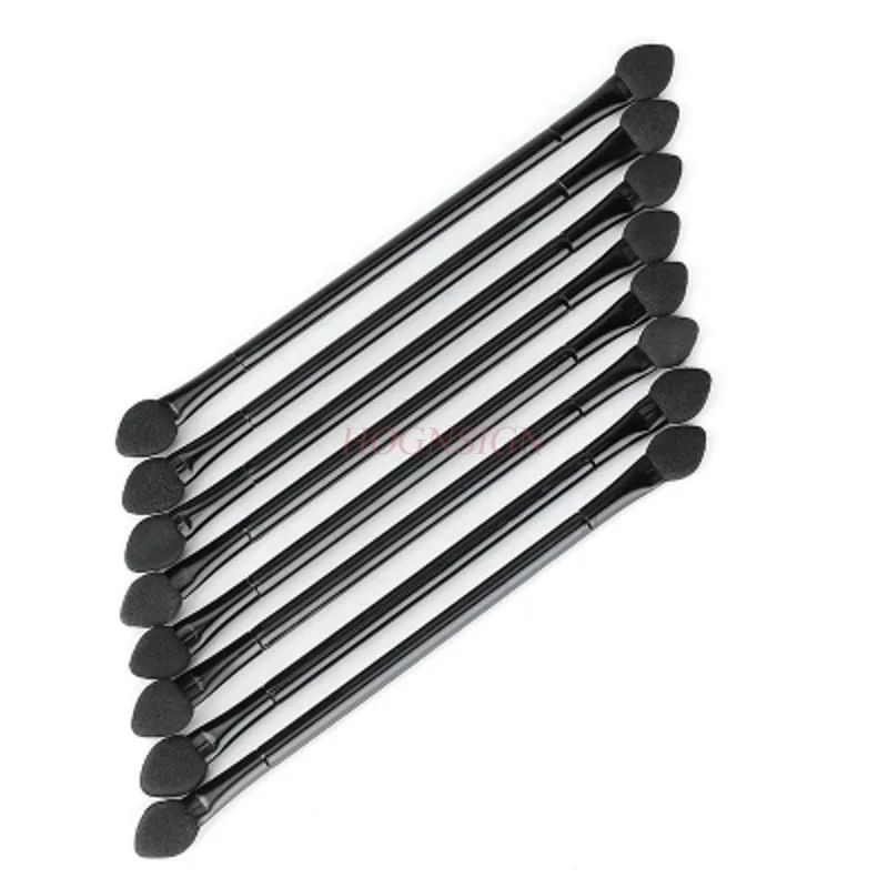 20 sztuk bardzo długich podwójnych pędzli do cieni do powiek w kształcie serca Gąbka do cieni do powiek w sztyfcie Pędzel do makijażu oczu Przenośny długopis do cieni do powiek Wyprzedaż