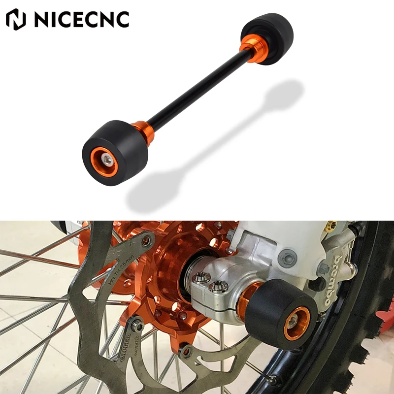 

Motorcycle 22mm Front Axle Slider Fork Protector For KTM EXC EXCF XC XCF XCW SX SXF TPI SD 6D 125 200 250 350 450 500 2016-2021