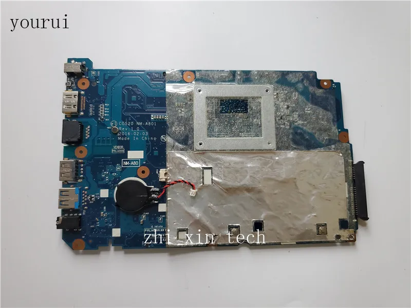 yourui For Lenovo 110-15IBR Laptopmotherboard CG520 NM-A801 mainboard with N3060 cpu Test ok