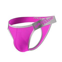 New Brand BRAVE PERSON   Sexy Underwear Men's Briefs Men Thongs Fashion Briefs Bikini Man Panties B1181