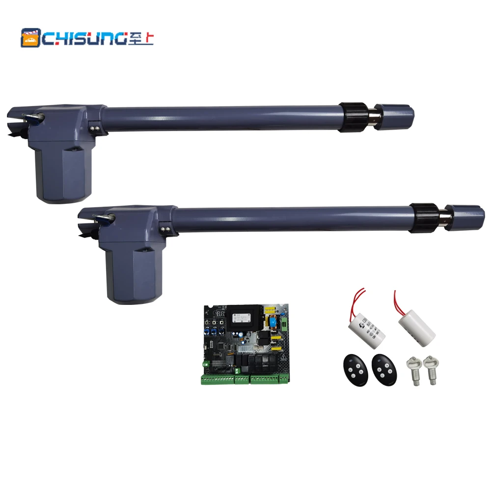 Double Swing Gate Opener AC220V 110V Automatic Swing Door Gate Linear Actuator with ID310 Controller Board