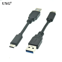 10cm USB Type C Short Cable For Samsung Galaxy S9 Note 8 9 USB 3.0 Type-C USB C 2.4A Fast Charging Data Cable Huawei P10 P40 Pro