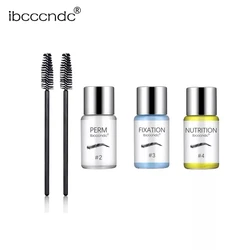 Semi-Permanent Brauenlift-Kit Augenbrauen-Dauerwelle-Lotion Augenbrauen-Laminierung Einfache Brauenlift-Dauerwelle nährung mit Pinsel 5ml