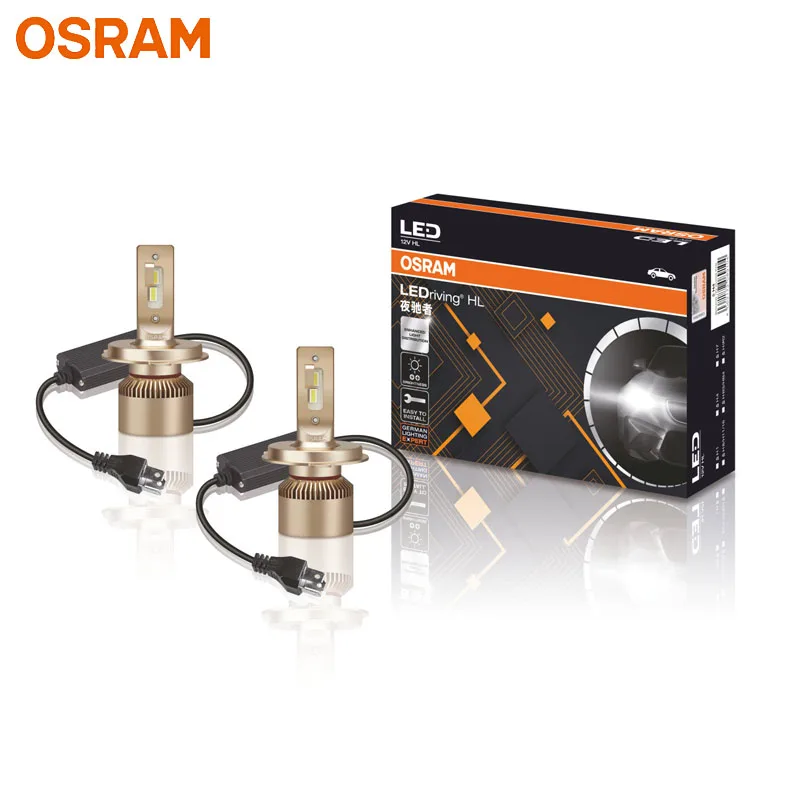 

OSRAM LED H4 9003 Headlight YCZ 12V 25W HL 6000K Style White LEDriving LED Car Lamp Original With Canbus No Error 36204CW, 2X