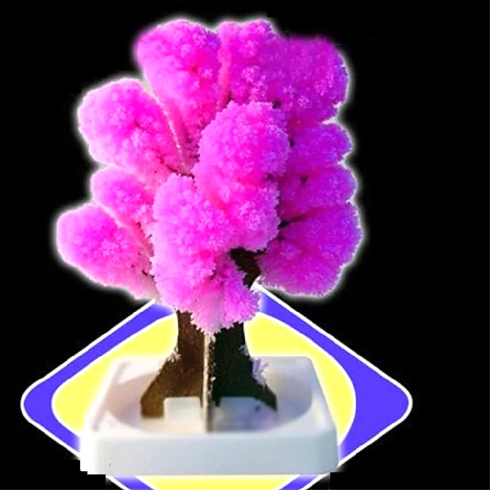 Árbol mágico japonés Sakura, árbol de papel decorativo mágico, color rosa, hecho en Japón