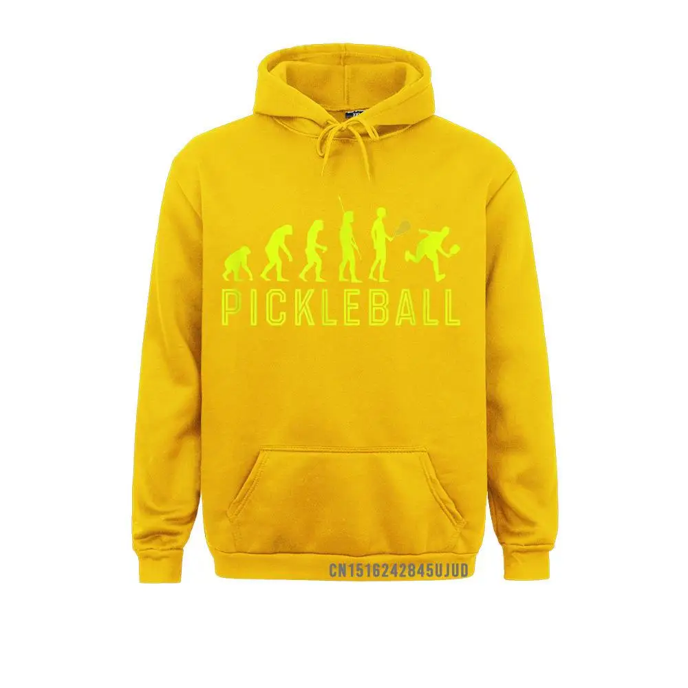 Evolution Of Pickleball Pullover Sweatshirts Winter Fall Hoodies Long Sleeve Brand New Fitness Clothes Party Men's