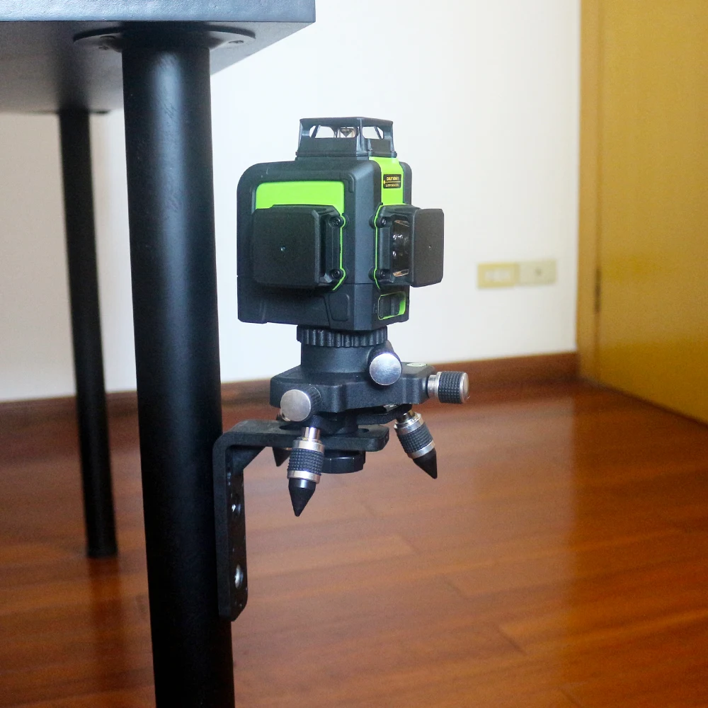 Ketotek L Laser Bracket 5/8'' for 6/8/12 Lines 3D Laser Level Self-Leveling 360 degree Horizontal Vertical Outdoor Pulse Mode