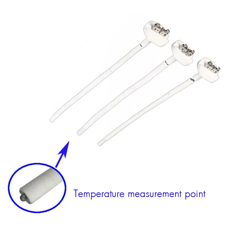 1pc 100mm to 550mm K type thermocouple inner core boiling furnace heat supply wire WRN ceramic bead core electric heating sensor