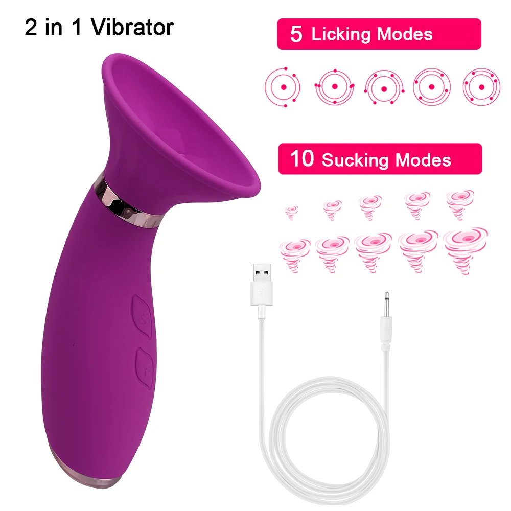 Sex Shop-masturbadores femeninos, Juguetes sexuales, vibrador de succión de pezones, lengua, lamer, estimulador de clítoris vibratorio