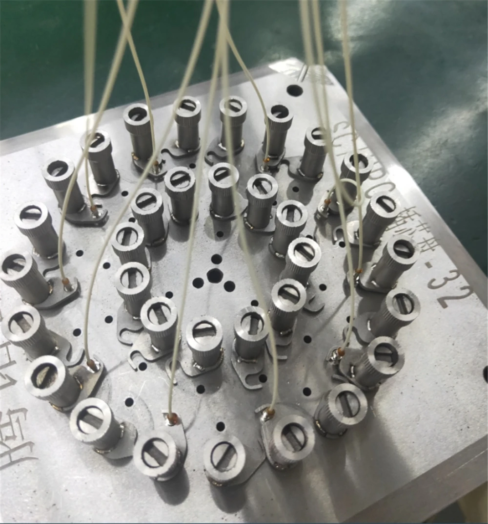 Fiber Polishing Fixture SC UPC for Optical Polishing, Jig, Fixture, SC/APC, Bare Ferrule, 20 Ports, 24 Holes, 2.5mm