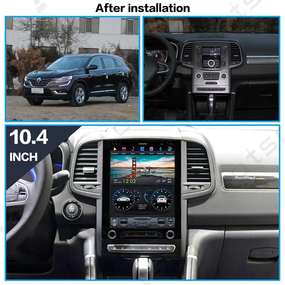 Android 9 Car Radio Gps Navigation For Renault Koleos / Megane 4 2016-2019 Multimedia Video Player Stereo Head Unit