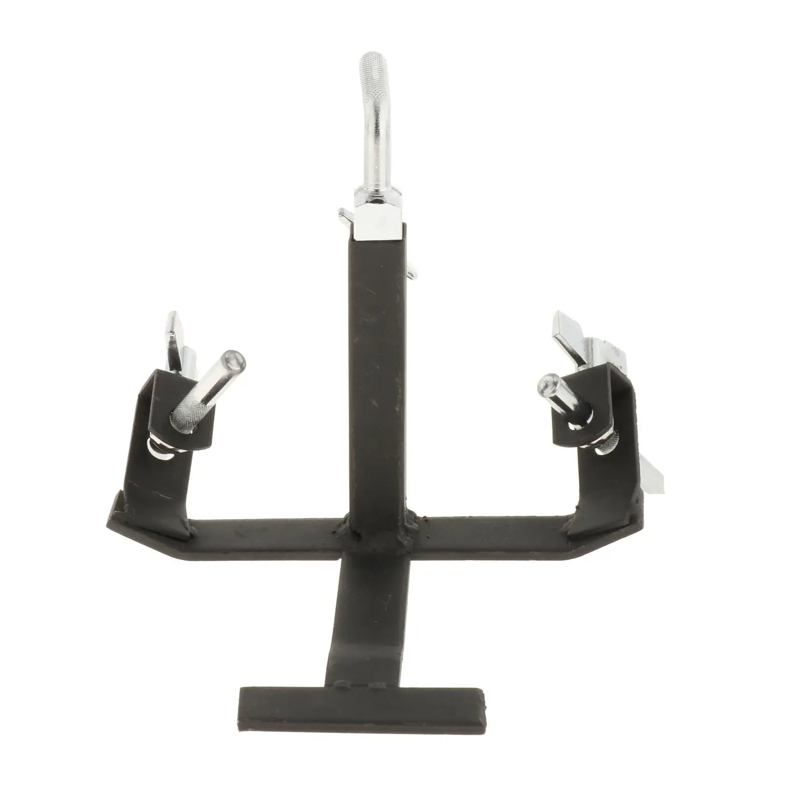 Cowbell Pedal Foot Bracket Percussion Cowbell Drum Cymbal Stand Pedal Cowbell Bracket for Concert Practice Room