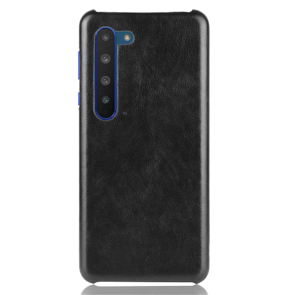 For Sharp Aquos R5G Case Luxury Litchi Striae PU Leather Thin Hard Back Cover Case For Sharp Aquos R5G Phone Cases