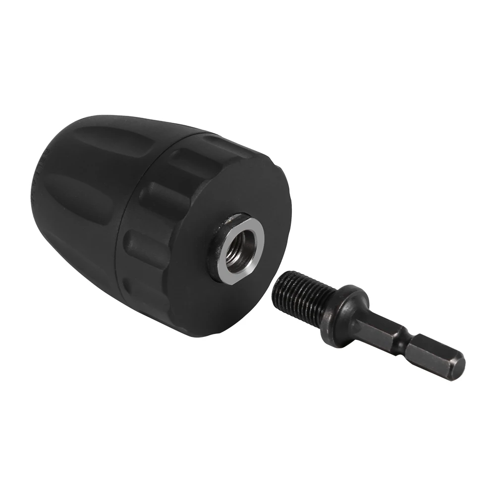 0.8-10mm strumento di conversione mandrino autoserrante 3/8 "-adattatore 24UNF con codolo esagonale attacco esagonale da 1/4 pollici rapido