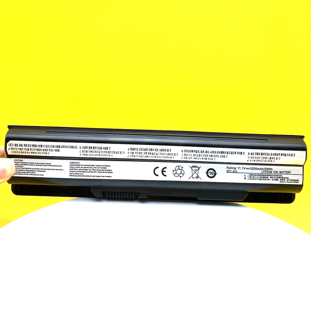 Imagem -03 - para Msi Ge70 Ge60 Fx720 Ge620 Ge620dx Ge70 A6500 Cr41 Cr61 Fr720 Cx70 Fx700 11.1v Bateria do Laptop Bty-s14 Novo