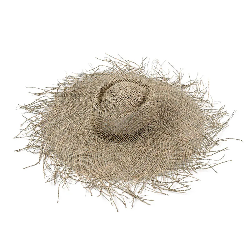 USPOP New Women Summer SSun Hats Natural Straw Wide Brim Beach Hats