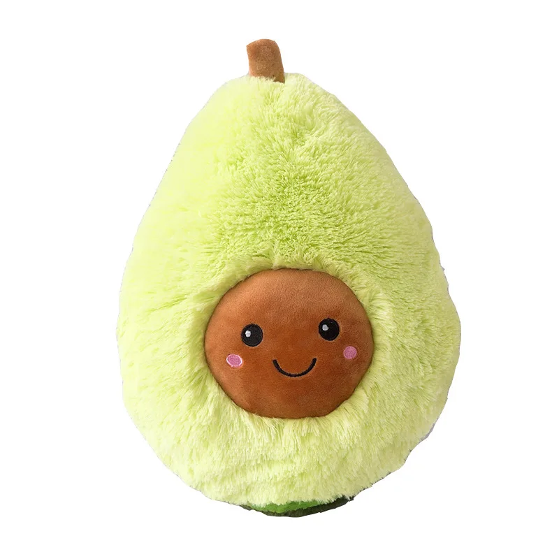 Regalo dei bambini del cuscino dell'avocado del giocattolo della bambola della peluche farcito Avocado della frutta sveglia del fumetto di 20CM