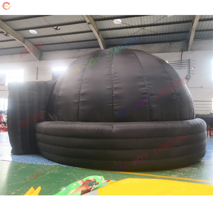 Portable Black Inflatable Planetarium Projection Dome Tent 5m/6m Free Air Shipping Unisex Cinema Tents for Playground Use Sale