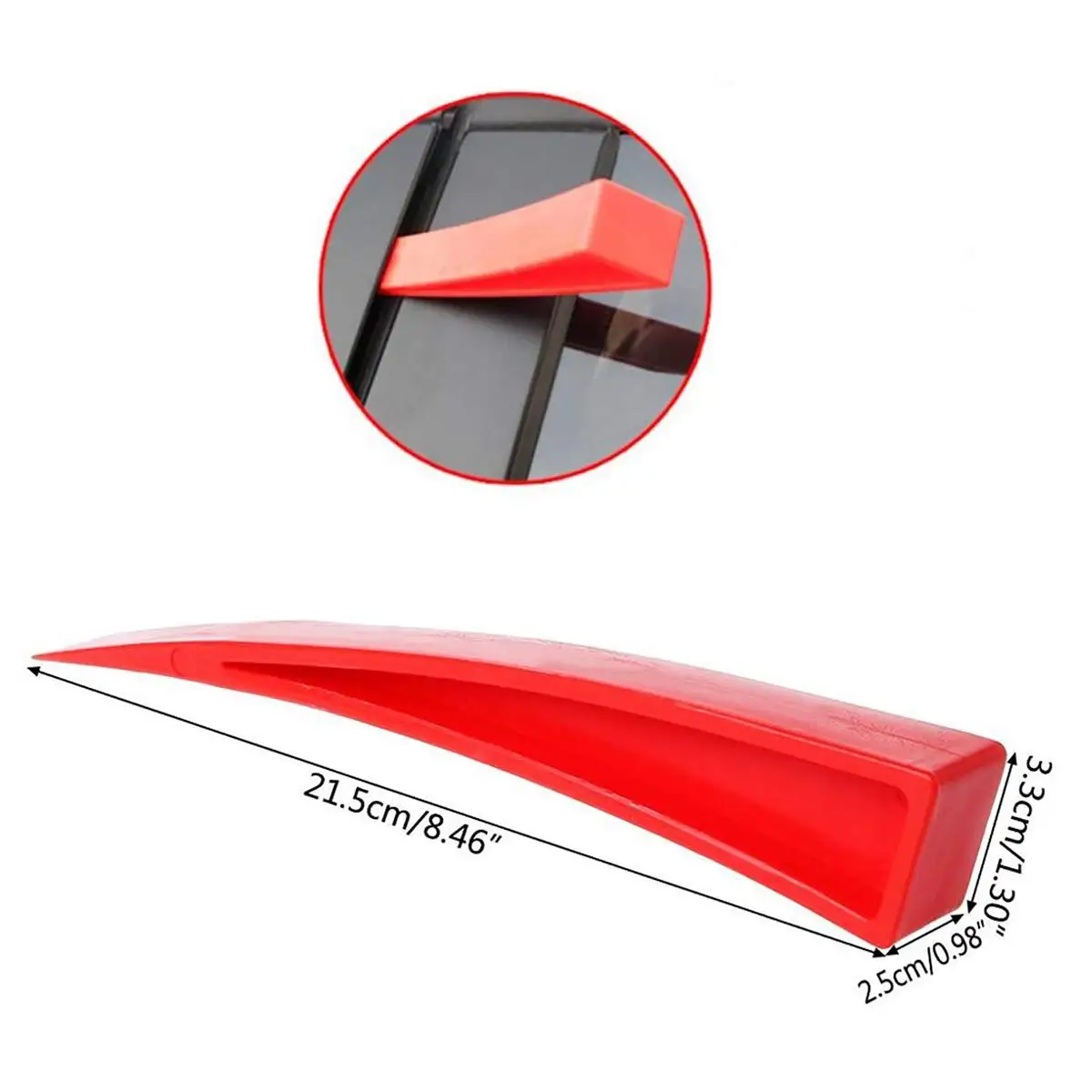 FURUIX Dent Removal Tools Window Guard Protect With Felt Window Curve Wedge For Car Repair Paintless Dent Repair Tools