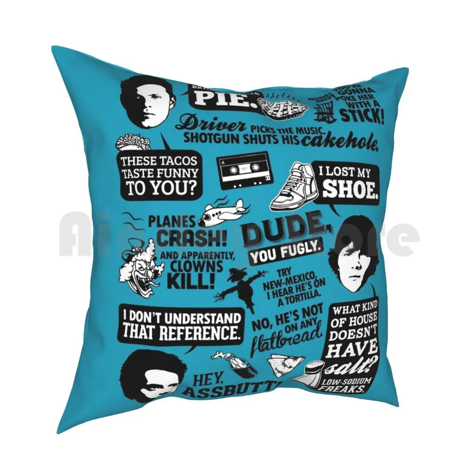 Driver Picks The Music Pillow Case Printed Home Soft Throw Pillow Supernatural Spn Dean Winchester Sam Winchester