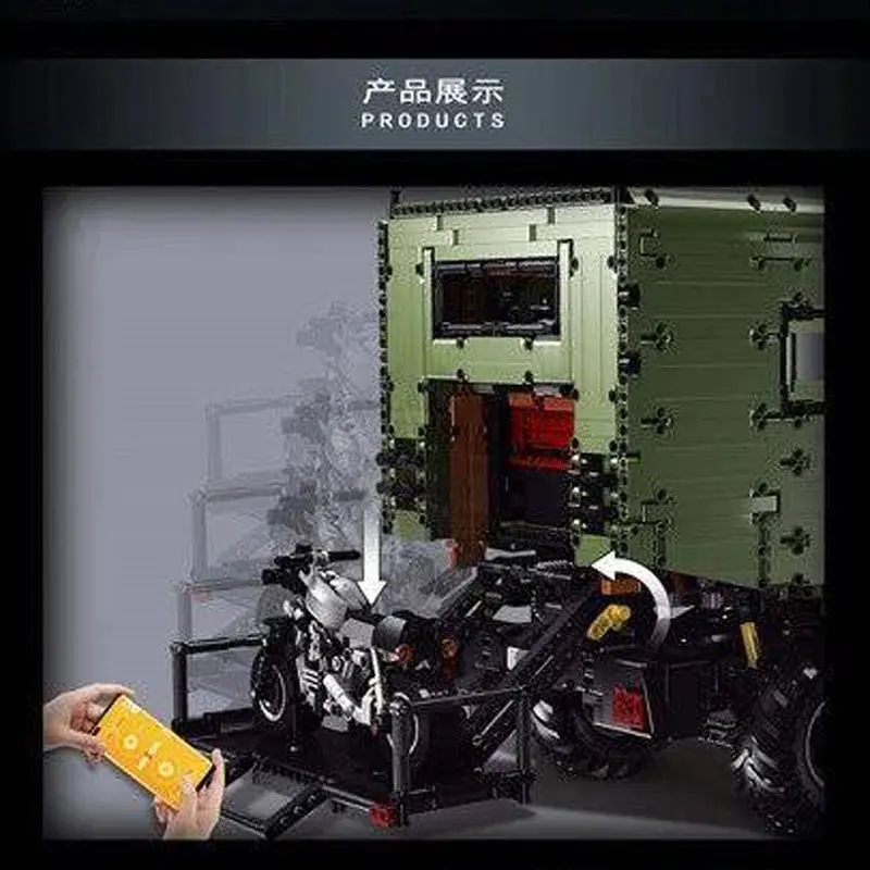 Rael J907 Technician Series High-tech Touring Car Unimog With Motor Building Blocks 6689pcs Bricks Education Toys