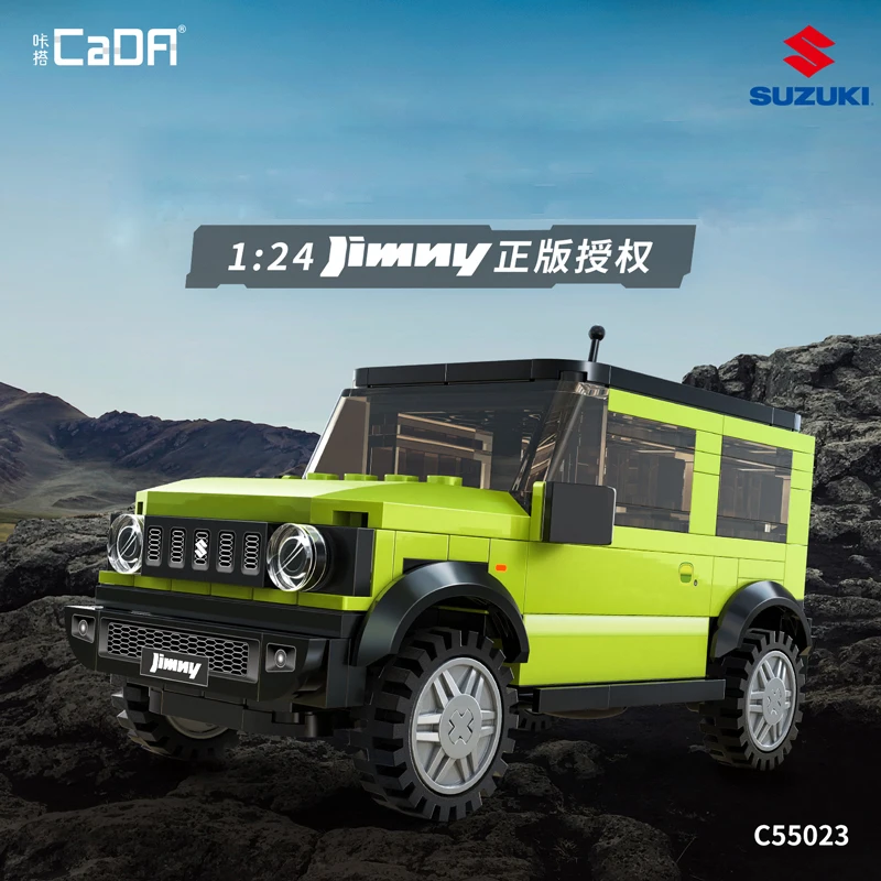 

Cada 1/24 Authorized Suzuki Jimny Off Road Car Building Blocks Set High Tech Bricks Assembled Creative Toys