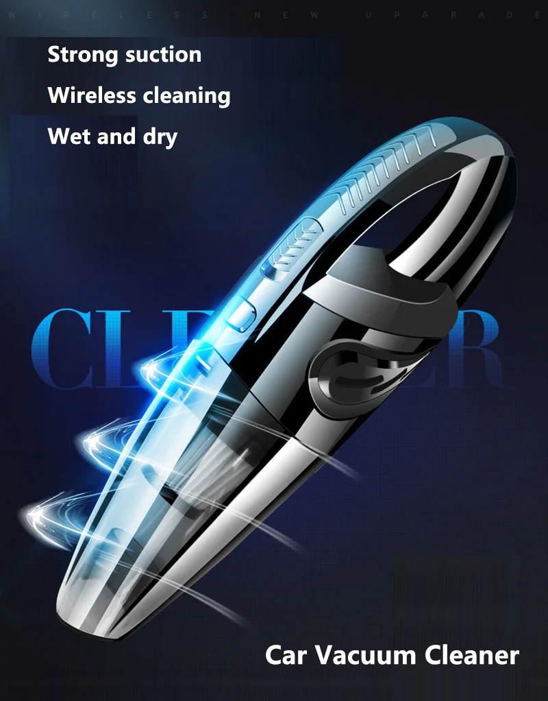 New Design Portable USB Rechargeable Household Vaccum Handheld Cordless Auto Car Vacuum Cleaner