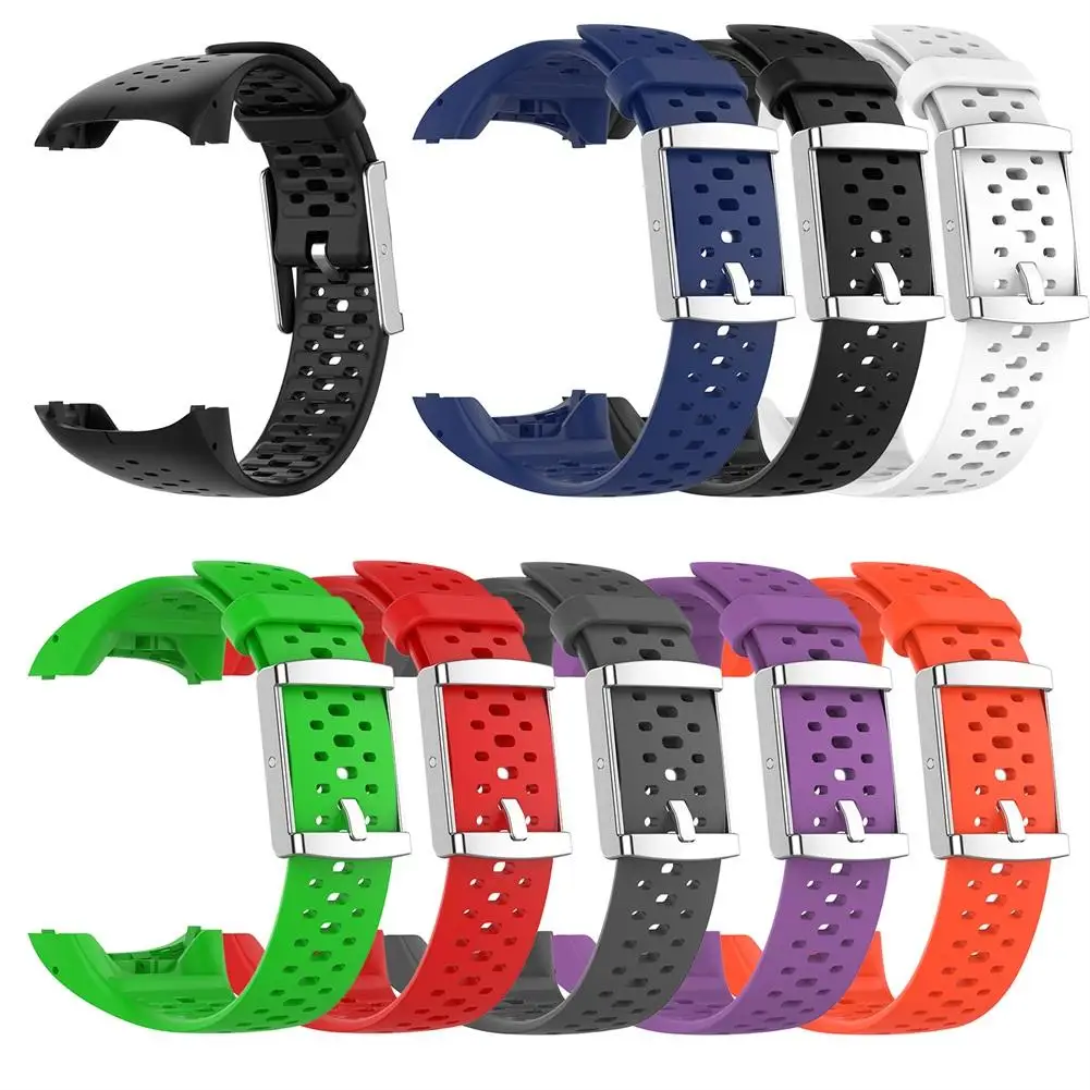 HOT! Silicone Watch Band Breathable Replacement Wrist Band Strap with Tools for Polar M400 M430 GPS Running Smart Sports Watch