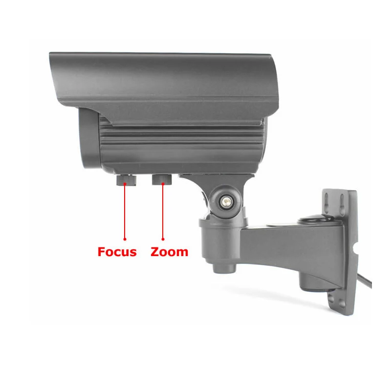 Câmera de segurança impermeável com lente zoom manual, câmera CCTV com visão noturna IR, bala analógica, proteção de segurança, 2,8-12mm, 5MP, AHD