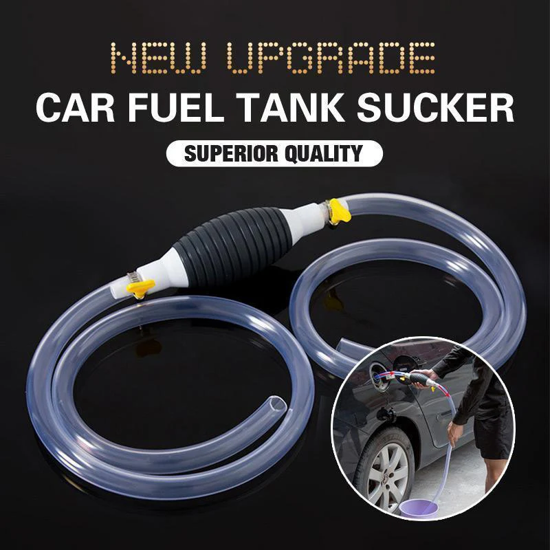 

2020 Car Fuel Tank Sucker Siphon Hose Manual Pumps for Fuel Gasoline Oil Water Liquid CSL88