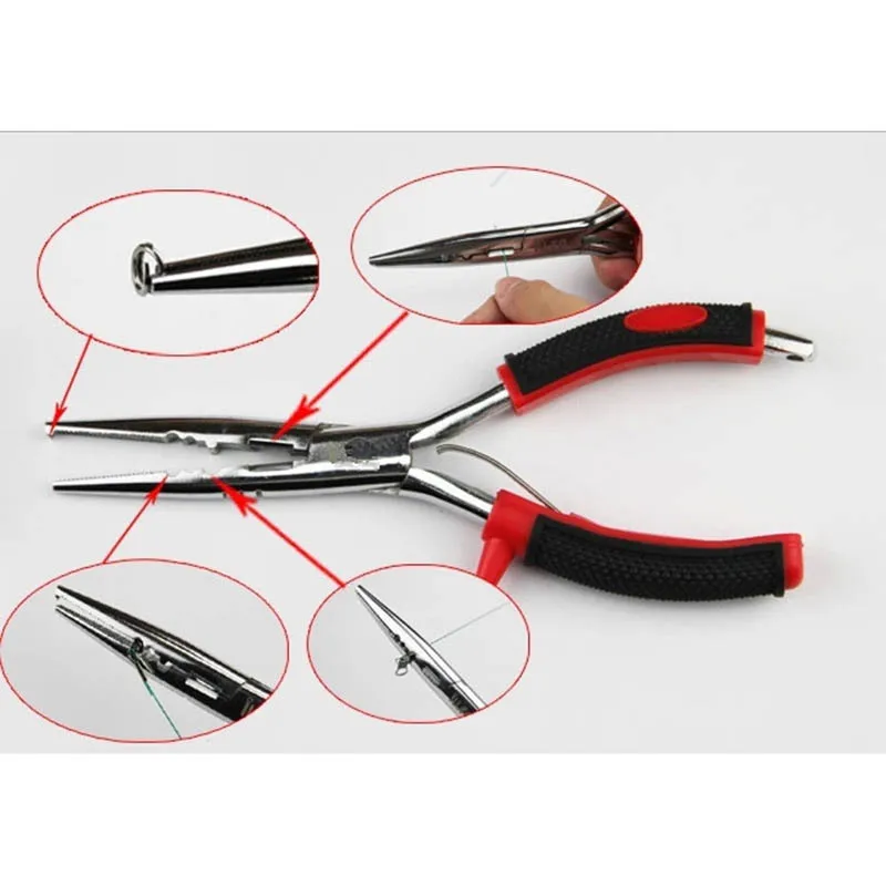 

Щипцы для морской рыбалки Sofine из нержавеющей стали — необходимый инструмент с резаком для разделенного кольца и устройством для удаления крючков