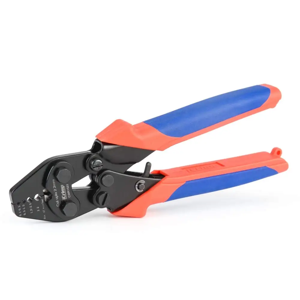 IWISS CWR1522 Wire Rope Crimping Tool for Cable Railing, Hand Swaging Aluminum Oval Sleeves,Stop Sleeves,Double Barrel Ferrules